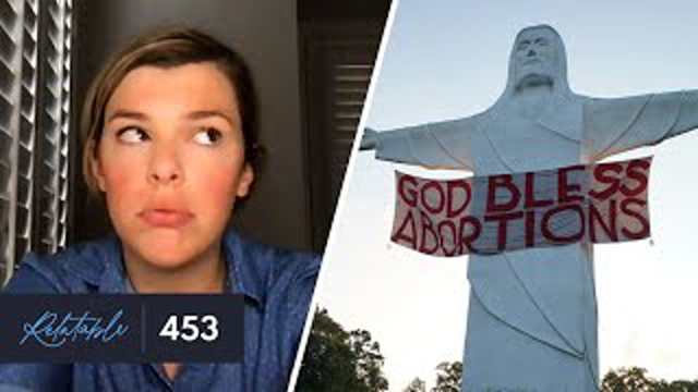 "God Bless Abortions:" Progressive Group Desecrates Jesus Statue | Ep 453