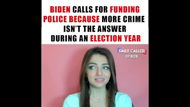 Biden Calls To Fund The Police