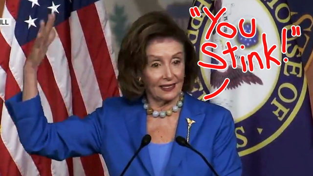 PELOSI TOTALLY TICKED PRESS WON'T DO HER JOB!