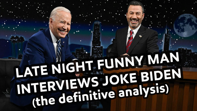 Jimmy Kimmel Interviews Joke Biden! (The Analysis)
