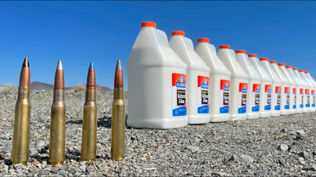 how much glue does it take to stop 50bmg?
