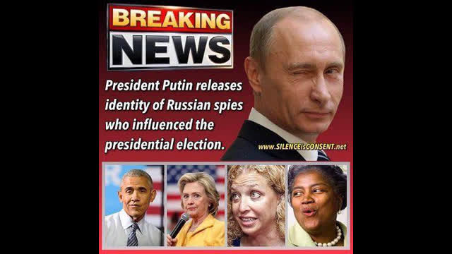 Putin releases the identity of Russian spies.