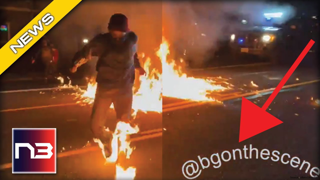 This Rioter Caught RED HANDED After Leaving Something On His Molotov Cocktail