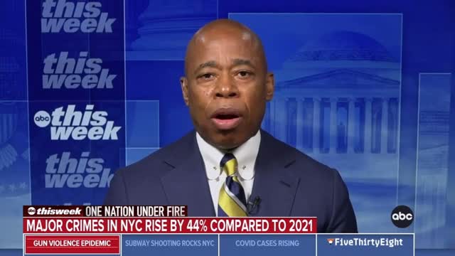 NYC Mayor Eric Adams Blasts Defunding The Police Despite His Own Budget Cutting Police Funding