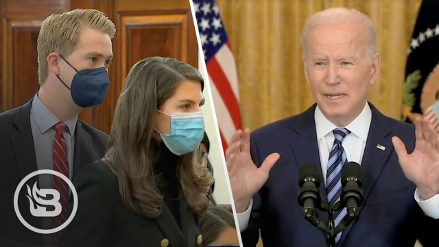 Reporters Team Up to TRASH Biden to His Face Over Russia Response