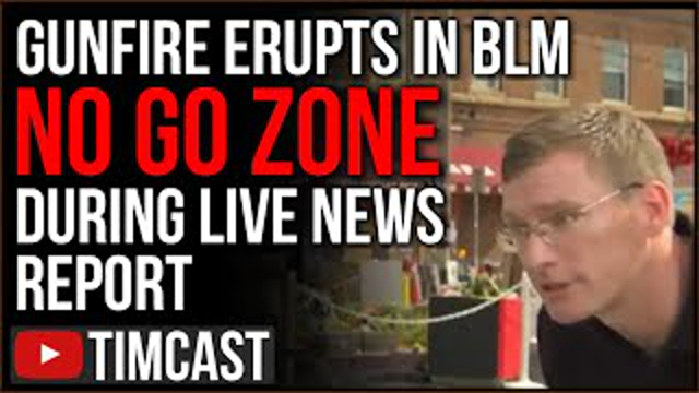 Shots ERUPT At George Floyd No Go Zone In MN During LIVE News Report, BLM Antifa Causing MORE CRIME