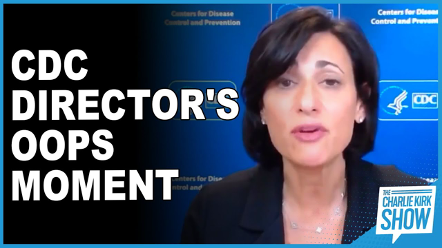 CDC Director's Oops Moment