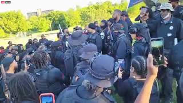 Armed Men at Black Power Convention @ Tulsa Speech 31 May 2021 Black Nationalism Event  raw video