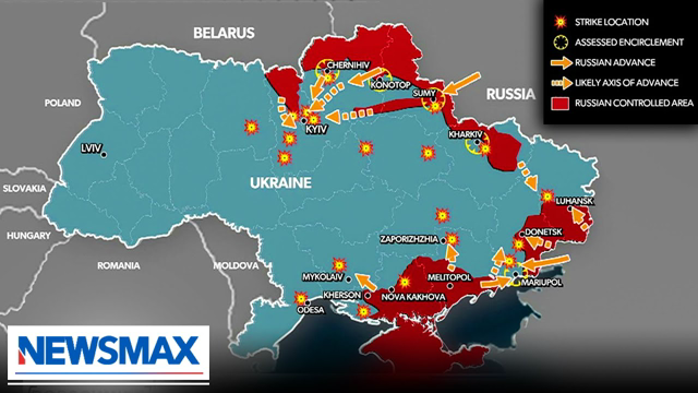 Lt. Col. warns this is only Putin's "first wave" in resilient Ukraine | STINCHFIELD on Newsmax
