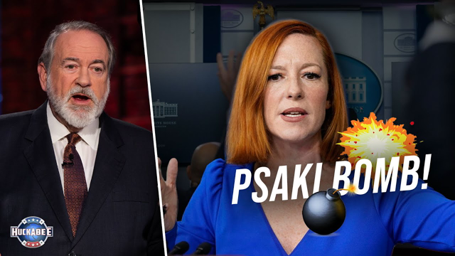 SHIELD YOUR EYES! Jen Psaki UNLEASHES Bombs of Spite on Helpless Onlookers | LwM Clip | Huckabee