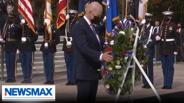WATCH: President Biden participates in wreath-laying ceremony at the Tomb of the Unknown Soldier
