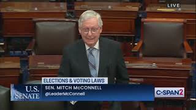 McConnell: Biden’s “Utter Nonsense” Speech On Voting Laws “Was Set In An Alternate Universe”