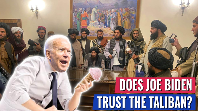 Biden Asked If He “Trusts The Taliban” His Answer Makes The Room Gasp