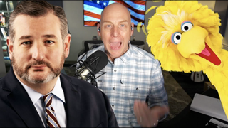 TED CRUZ CONCERNED OVER BIG BIRD'S JAB!