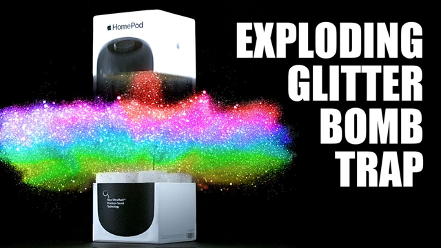 EXPLODING Glitter Bomb 4.0 vs. Package Thieves