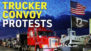 LIVE: US Trucker Convoy Begins