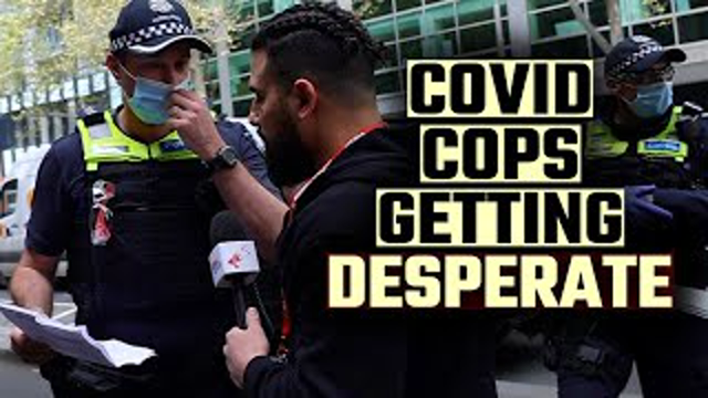 Police are getting DESPERATE TO STOP Avi Yemini from reporting in Melbourne
