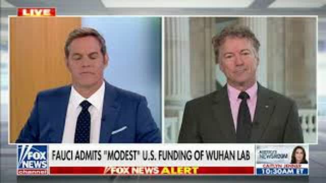 Dr. Rand Paul talks with Bill Hemmer on Gain-of-Function Research Funding - May 26, 2021