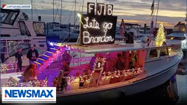 "Let's Go Brandon" boat angers liberals | Eric Bolling The Balance