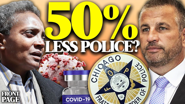 Chicago police warns HALF will walkout over vaccine mandate; Global shipping crisis may affect Xmas