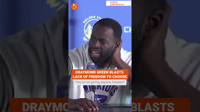 Draymond Green Defends Freedom of Choice...#Shorts