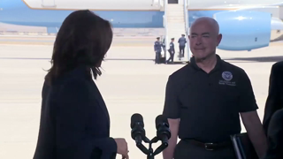 Harris Walks Away From Question About Border Security