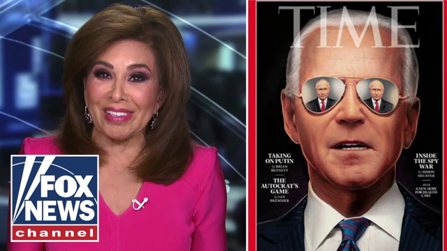 Judge Jeanine reacts to 'absurd' Time Magazine cover featuring Biden