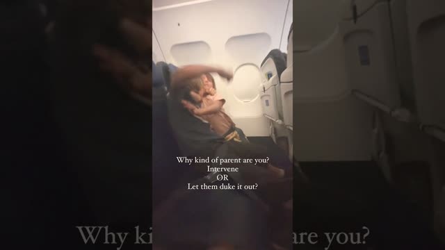 Fist Fight on Airplane