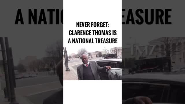 Clarence Thomas Is A National Treasure #Shorts