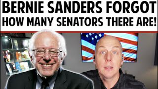 BERNIE SANDERS FORGOT HOW MANY SENATORS THERE ARE!