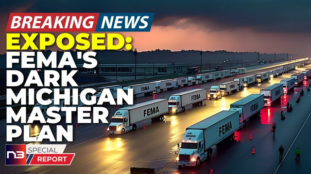 🚨BREAKING: The Real Reason 350 FEMA Trucks Just Showed Up In Michigan Has Everyone Losing It