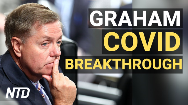 Sen. Graham COVID-19 Positive Despite Vaccine; Border Footage Shows 'Up to 1,000' Immigrants | NTD