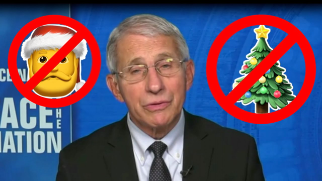 FAUCI WALKS BACK CHRISTMAS THREAT!