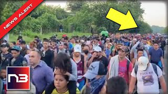 ALERT: LARGEST Caravan of Illegal Immigrants Coming to USA Caught on Video - MUST SEE