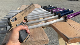 how many swords it takes to stop a bullet?