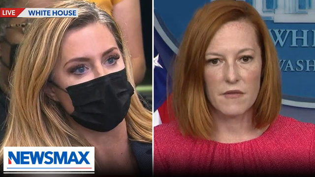 Newsmax correspondent presses Psaki on 'Red' state antibody treatment supply