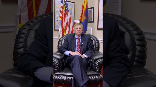 WATCH: Rep. Paul Gosar Thanks Project Veritas for #CovidVaxExposed Part 1