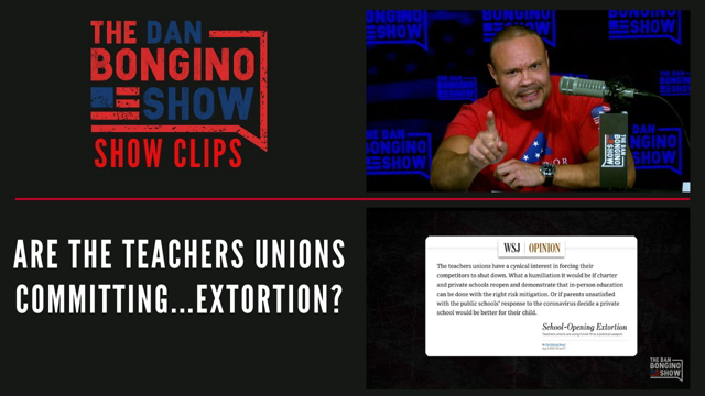 Are The Teachers Unions Committing...Extortion? - Dan Bongino Show Clips