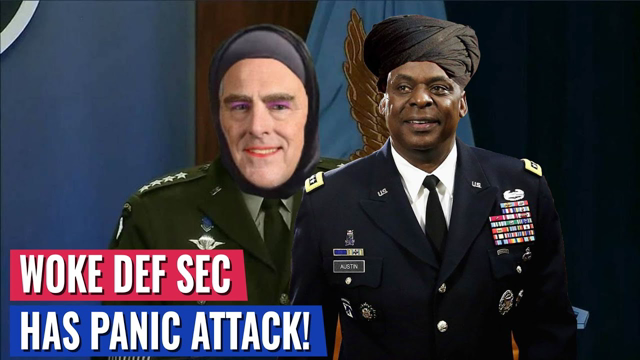 Woke Secretary Of Defense Has Panic Attack When Asked Why He Is Negotiating With Terrorists
