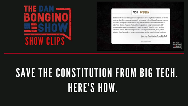 Save the Constitution from big tech. Here’s how - Dan Bongino Show Clips