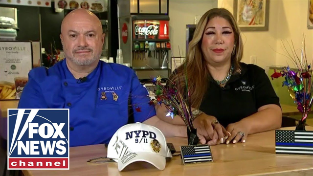 Restaurant owners 'heartbroken' after patron removes police sticker