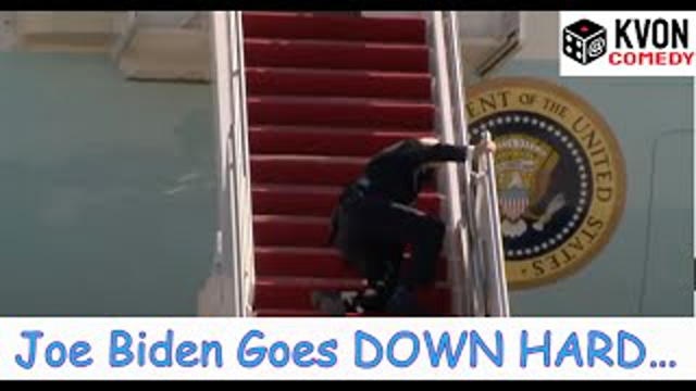Biden be Trippin'... LITERALLY (comedian K-von exposes the truth)
