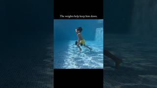 WOW! 😨 7 YR OLD BREATH HOLD TRAINING 🤯