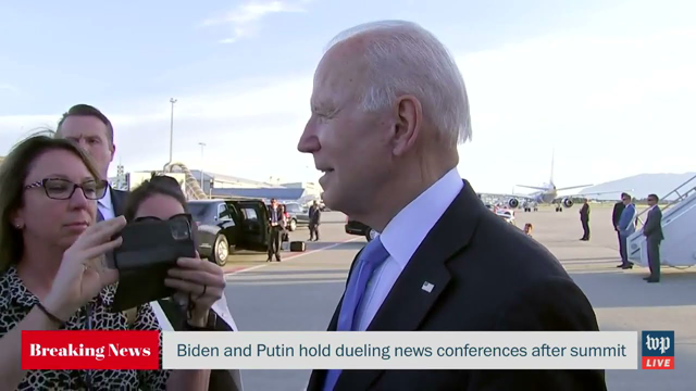 Joe Biden To Reporter Asking About Summit: You Have A “Negative View Of Life”