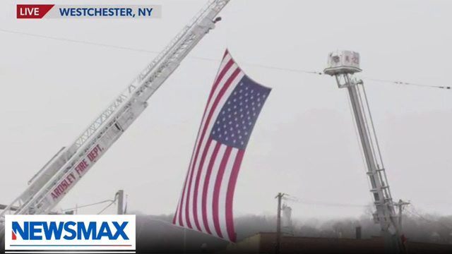 NYPD fallen officer Jason Rivera's casket transported to cemetery | National Report