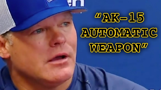 Colts GM tries to speak about guns, embarrasses himself