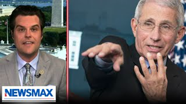 Gaetz: Dr. Fauci has blood on his hands