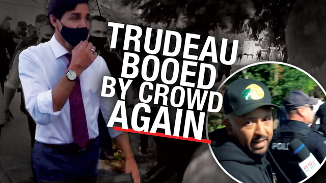 REPORT: Locals chase Prime Minister Trudeau out of British Columbia event