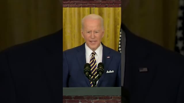 Biden's Second Ever Press Conference and he Basically Forsakes Ukriane