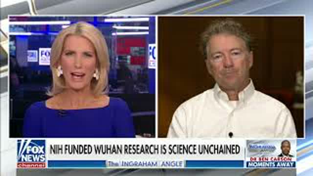 Dr. Rand Paul: Fauci Lied about the NIH Funding Gain-of-Function Research - July 23, 2021